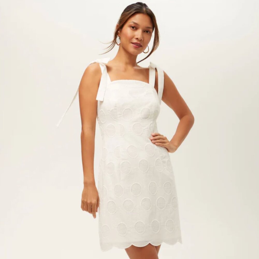 Pyle Sleeveless Dress - Tennis Eyelet